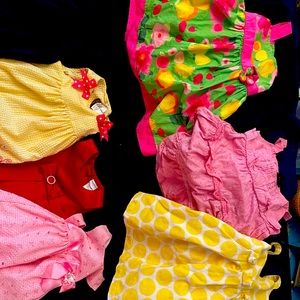 Lot of 7 sleeveless dresses